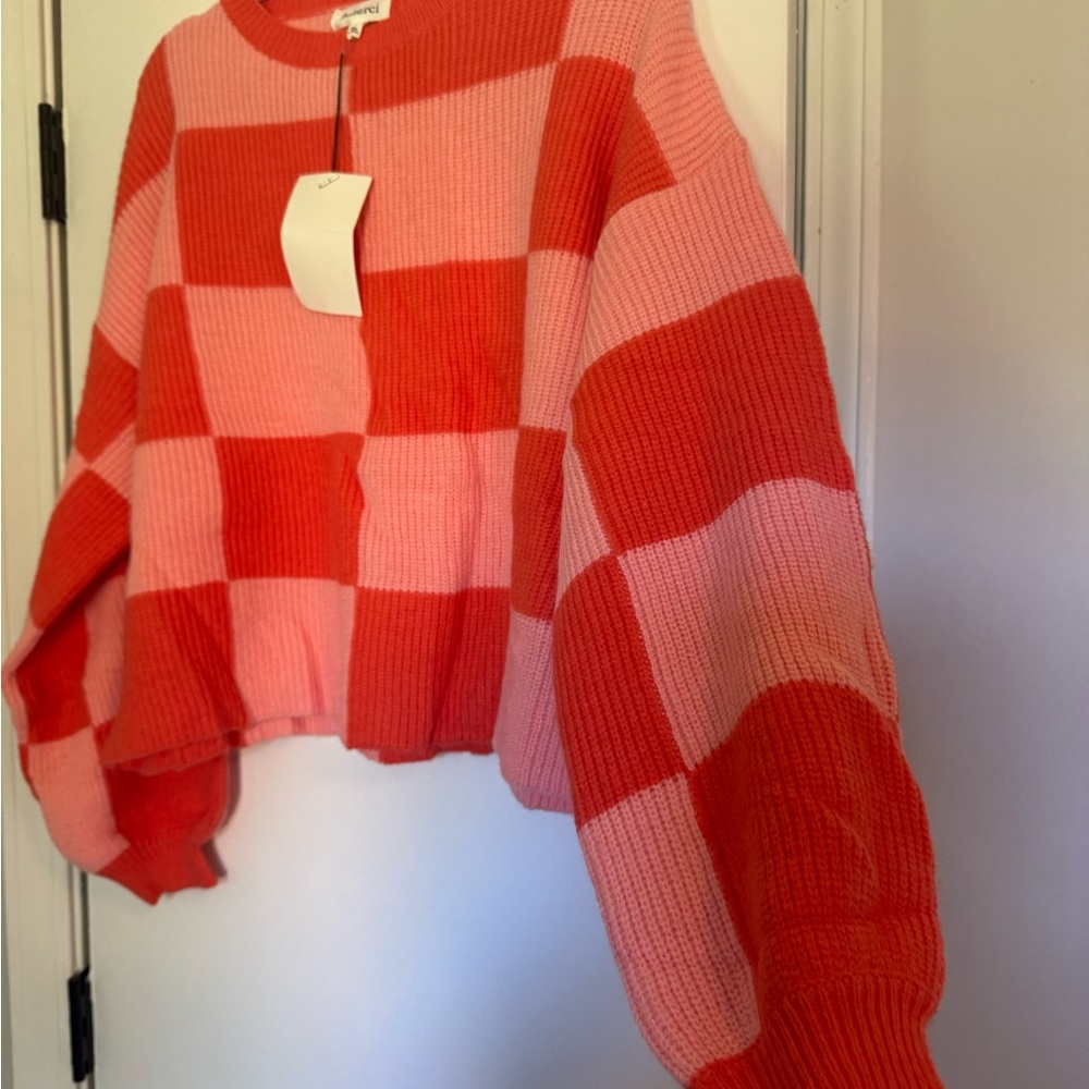 Colorful Checkered Sweater - Picture 2 of 3